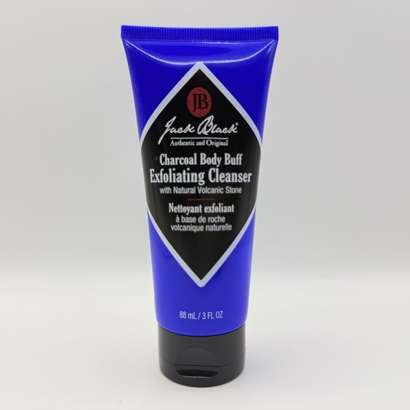 Jack Black Other - Jack Black Charcoal Body Buff Exfoliating Cleanser 3 oz Natural Volcanic Stone